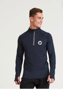 Long Sleeve Mens Gym 1|2 Zip Top